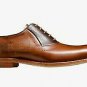 Handmade Men's Leather Two Tone Oxford Wingtip Whole Cut Brown Lace-Up Shoes-919