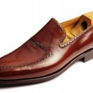 Handmade Men's Leather Brown Stylish Dress Moccasin Loafers & Slip Ons shoes-789