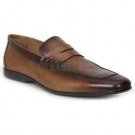 Handmade Men’s Leather Loafers & Slip Ons Wedding Fashion Brown Color Shoes-531