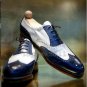 Handmade Men's Leather Oxfords Wingtip Formal Latest Fashion Stylish Shoes-791