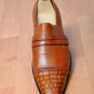 Handmade Men's Leather Loafers Moccasin Formal Brown Slip-on Fashion Shoes-398