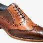 Handmade Men's Leather Two Tone Brown And Tan Oxford Brogue Wingtip New Shoes-15