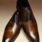 Handmade Men's Leather Brown Oxfords Wingtips Dress Casual Fashion Shoes-229