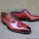 Handmade Men's Leather New two tone oxfords custom premium quality shoes-460