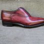 Handmade Men's Leather New two tone oxfords custom premium quality shoes-460