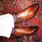 Handmade Men's Leather Two Tone Double Monk Straps Fashion Ankle High Boots-552
