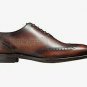 Handmade Men's Leather Oxfords Brogue Wingtip Brown Formal Stylish New Shoes-1