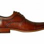 Handmade Men's Leather Cap Toe Oxfords Wingtip Cognac Dress New Brogue Shoes-164