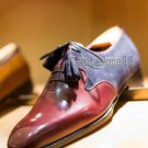 Handmade Men's Leather Brogues Oxfords Dress Fashion Super Stylish New Shoes-26