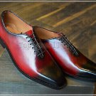 Handmade Men's Leather Dress Oxfords Two Tone Oxford Formal Stylish Shoes-299