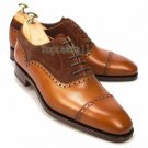 Handmade Men's Leather & Suede High Quality Designer Fashion Stylish Shoes-240