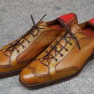 Handmade Men's Leather New Fashion Oxfords Brown Super Stylish Brogues Shoes-304