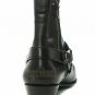 Handmade Men's Leather Ankle High Black Side Zipper Formal Casual Boots-619