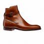 Handmade Women's Leather Ankle Strapped Formal Stylish Dress Marching Boots-11