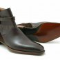 Handmade Men's Leather & Suede Formal Dress Casual High Ankle Stylish Boots-589