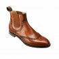 Handmade Women's Leather Oxford Brogue Wingtip Chelsea Fashion New Boots-561