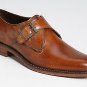 Handmade Men's Leather New Classical Formal Dress Monk Straps Stylish Shoes-849