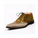 Handmade Men's Leather Casual Stylish Formal Stylish Oxfords Dress Shoes-392