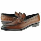 Handmade Men's Leather Genuine Brown Color Premium  Moccasin Loafer Shoes-682