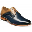 Handmade Men's Leather Oxfords Burnished  Casual Wingtip Medallion Toe Shoes-272