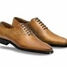 Handmade Men's Leather Oxfords Simple Wintip Dress Fashion Stylish Shoes-445