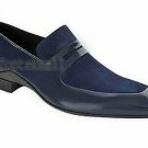 Handmade Men's Leather and Suede Dress Loafers Slip Ons Super Stylish Shoes-413