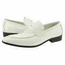 Handmade Men's Leather Genuine White Loafers & Slip On Moccasin Dress Shoes-53