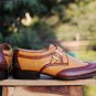 Handmade Men's Leather Stylish Tan Classic Single Monk Strap Fashion Shoes-2