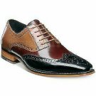 Handmade Men's Leather Stylish Two Tone Wingtip Oxford High Quality Shoes-457