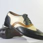 Handmade Men's Leather Oxfords Plain Toe Party Wear Superior Wingtip Shoes-309