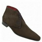Handmade Men's Leather Brown Formal Dress Casual High Ankle Stylish Boots-590