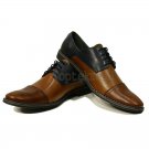 Handmade Men's Leather Oxfords Multi Color Cap Toe Stylish Party Wear Shoes-216