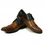 Handmade Men's Leather Oxfords Multi Color Cap Toe Stylish Party Wear Shoes-216
