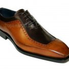 Handmade Men's Leather Luxury Lace Up Oxfords Unique Design Custom Shoes-505
