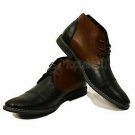 Handmade Men's Leather New fashion Chukka Dress Formal Ankle High Boots-546