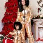 Winter Jumpsuit Women Men Metallic Silver Ski Snow Suit Glanznylon Glossy Shine