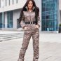 Winter Jumpsuit Women Men Metallic Silver Ski Snow Suit Glanznylon Glossy Shine