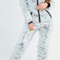 Womens Mens Metallic Ski Suit Snow Skianzug Bronze Glanznylon Glossy Outwear