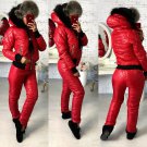 2 in 1 Winter Sport Suit Set Ski Jacket Pants Trousers Nylon Man Woman Tracksuit