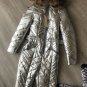New Metallic Silver Ski Snow Suit Men Women Male Female Winter Anzug Glanz Shiny