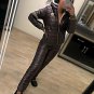 2 in 1 Winter Track Snow Suit Warm Jacket Pants Trousers Nylon Metallic Silver