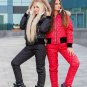 Winter Sport Suit Set Ski Jacket Pants Man Woman Tracksuit Camouflage Star Nylon