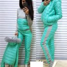 3pcs Womens Autumn Winter Tracksuit Sport Suit Set Vest Sweat Pants Trousers War