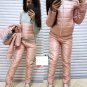 3pcs Womens Autumn Winter Tracksuit Sport Suit Set Vest Sweat Pants Trousers War