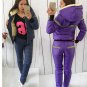 2 in 1 Winter Tracksuit Sport Suit Set Jacket Pants Trousers Ski Warm Nylon Woma