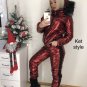 2 in 1 Jacket Pants Ski Suit Winter Tracksuit Sport Set Trousers Glanznylon Anzu