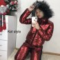 2 in 1 Jacket Pants Ski Suit Winter Tracksuit Sport Set Trousers Glanznylon Anzu