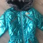 Blue Metallic Skisuit Snowsuit Ski Anzug Suit Shiny Glanz Nylon Jumpsuit Winter