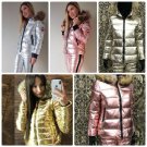 Silver Tracksuit Sport Suit Set Jacket Pants Skisuit Outwear Outfit Snowsuit Gol