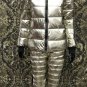 Silver Tracksuit Sport Suit Set Jacket Pants Skisuit Outwear Outfit Snowsuit Gol